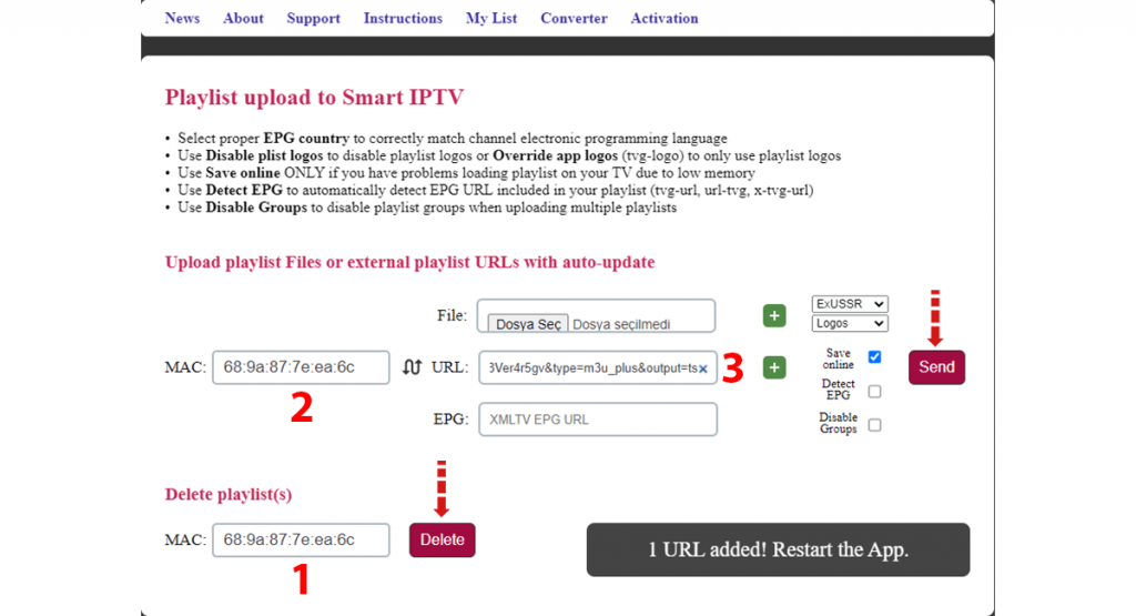 Smart IPTV Kurulumu - Adım 3