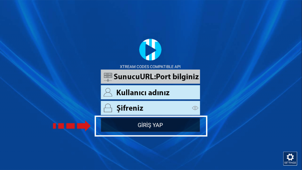 XCIPTV Player Kurulumu - Adım 1